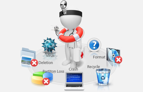 EaseUS hard drive data recovery tool helps to recover data from multiple situations.