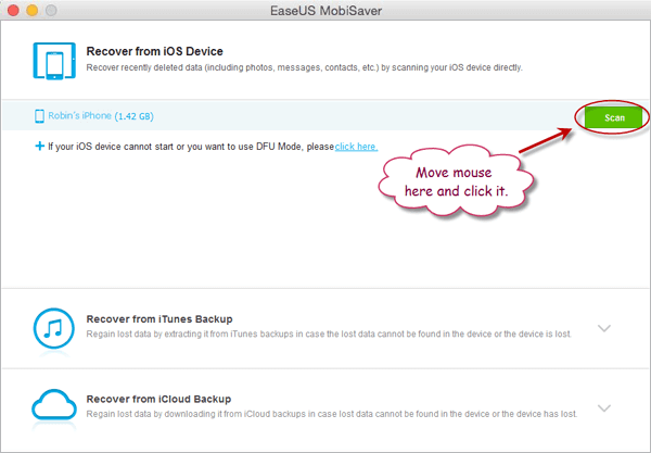 recover iphone data user guide